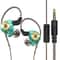 Wired Earphones with Microphone Noise Cancelling Earbuds for Sport & Gaming Headset