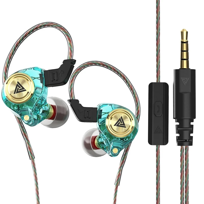 Wired Earphones with Microphone Noise Cancelling Earbuds for Sport & Gaming Headset