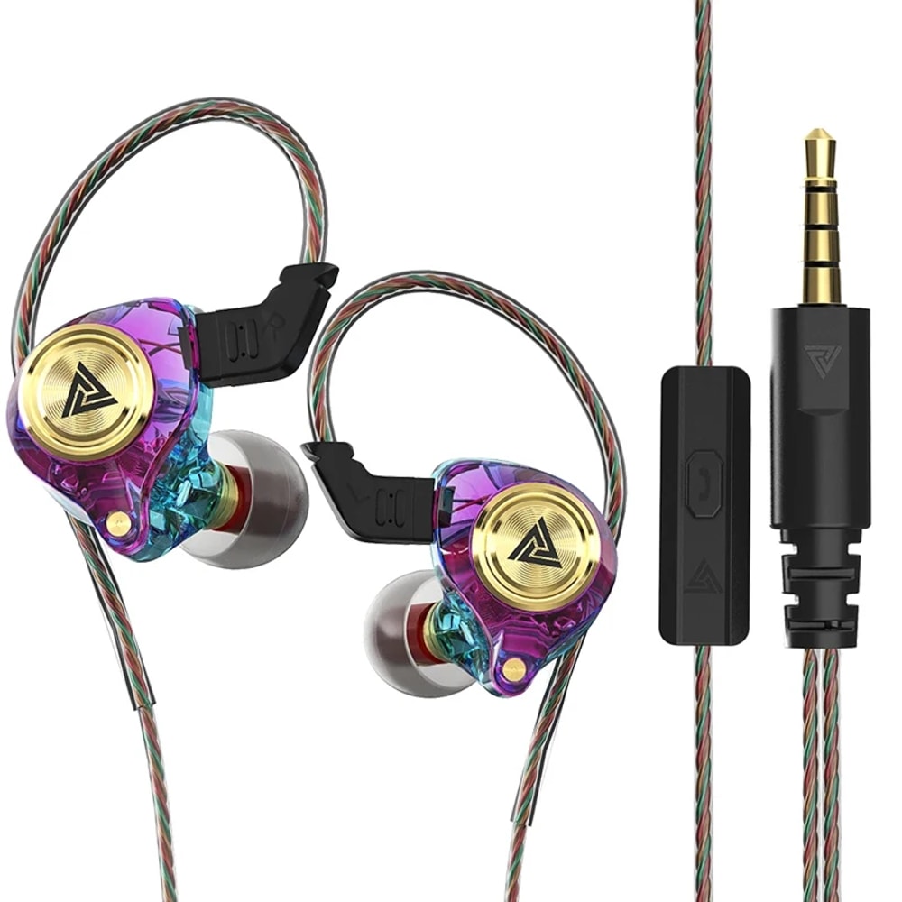 Wired Earphones with Microphone Noise Cancelling Earbuds for Sport & Gaming Headset