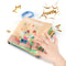 Montessori Sensory Baby Book Touch High Contrast Educational Cloth Book For Early Learning 3
