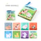 Montessori Sensory Baby Book Touch High Contrast Educational Cloth Book For Early Learning 5