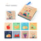 Montessori Sensory Baby Book Touch High Contrast Educational Cloth Book For Early Learning 7