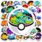 Kawaii Pokemon Stickers Waterproof Pikachu, Poke Ball Decals for Kids Laptops, Skateboards & More