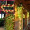 Green Leaf Artificial Ivy Vine String Lights Fairy Lights for Wedding, Party, Home, and Christmas Decor