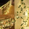 Green Leaf Artificial Ivy Vine String Lights Fairy Lights for Wedding, Party, Home, and Christmas Decor