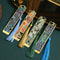 Vintage Floral Tassel Metal Bookmark with Hollow Bronzing for Book Lovers, Writers & Students