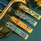 Vintage Floral Tassel Metal Bookmark with Hollow Bronzing for Book Lovers, Writers & Students