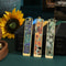 Vintage Floral Tassel Metal Bookmark with Hollow Bronzing for Book Lovers, Writers & Students