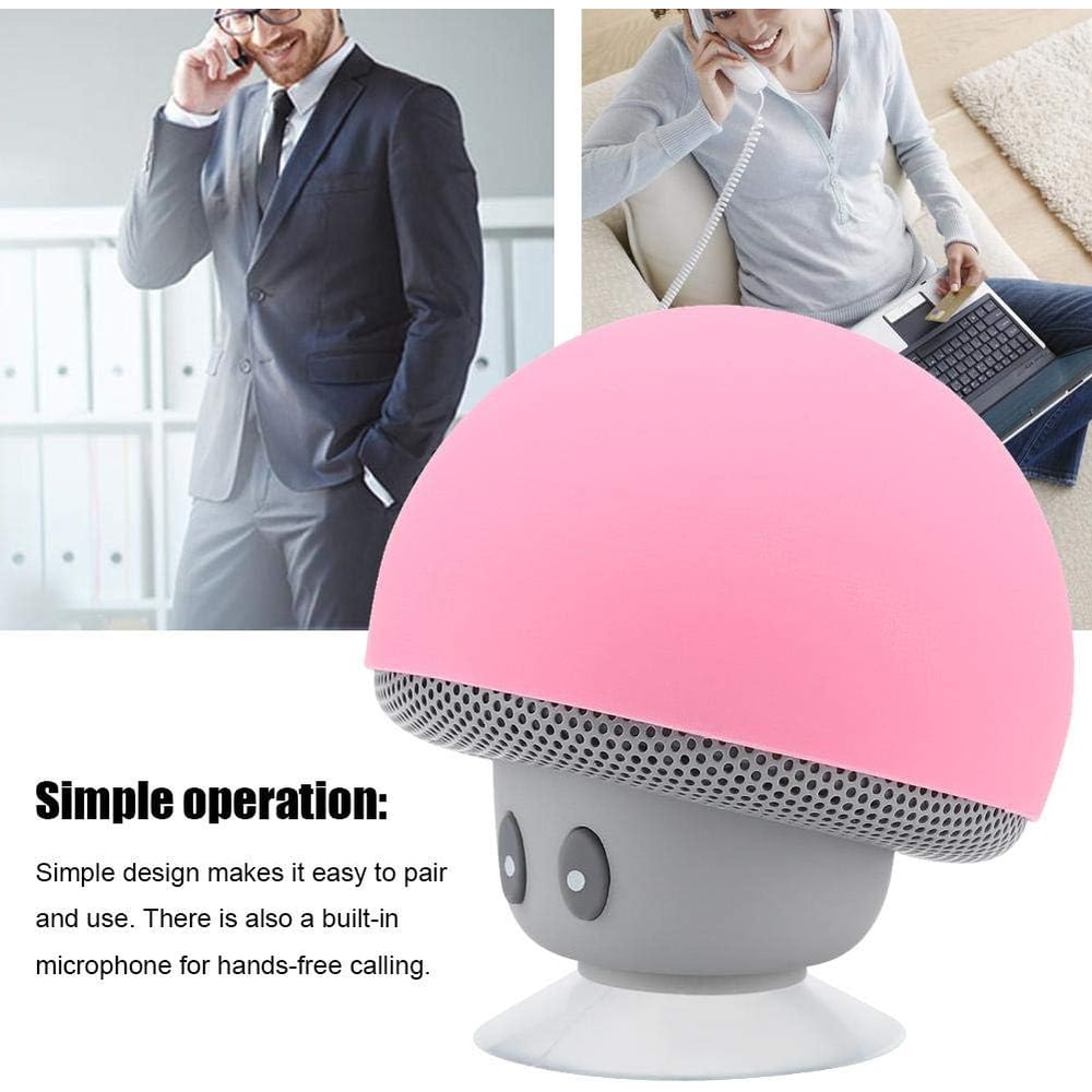 Portable Wireless Bluetooth Speaker with Subwoofer & Suction Cup Perfect for Outdoor Adventures
