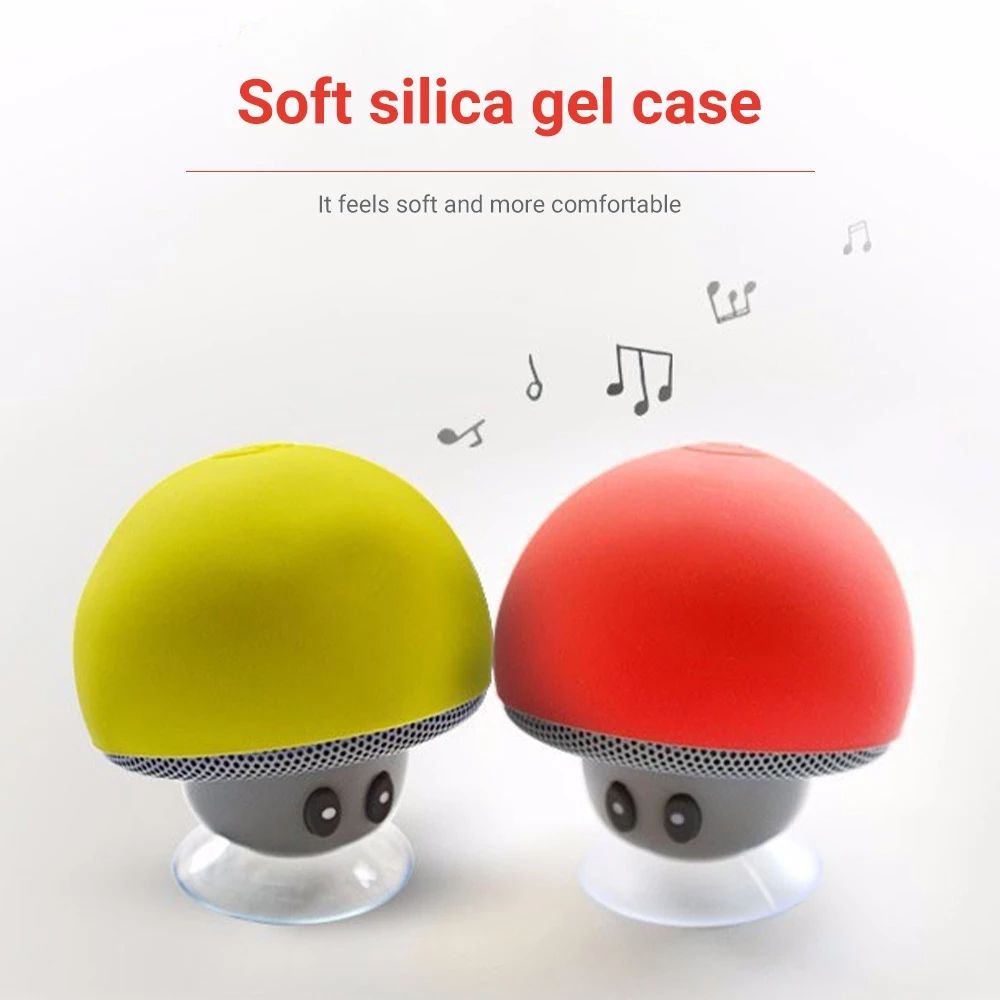 Portable Wireless Bluetooth Speaker with Subwoofer & Suction Cup Perfect for Outdoor Adventures