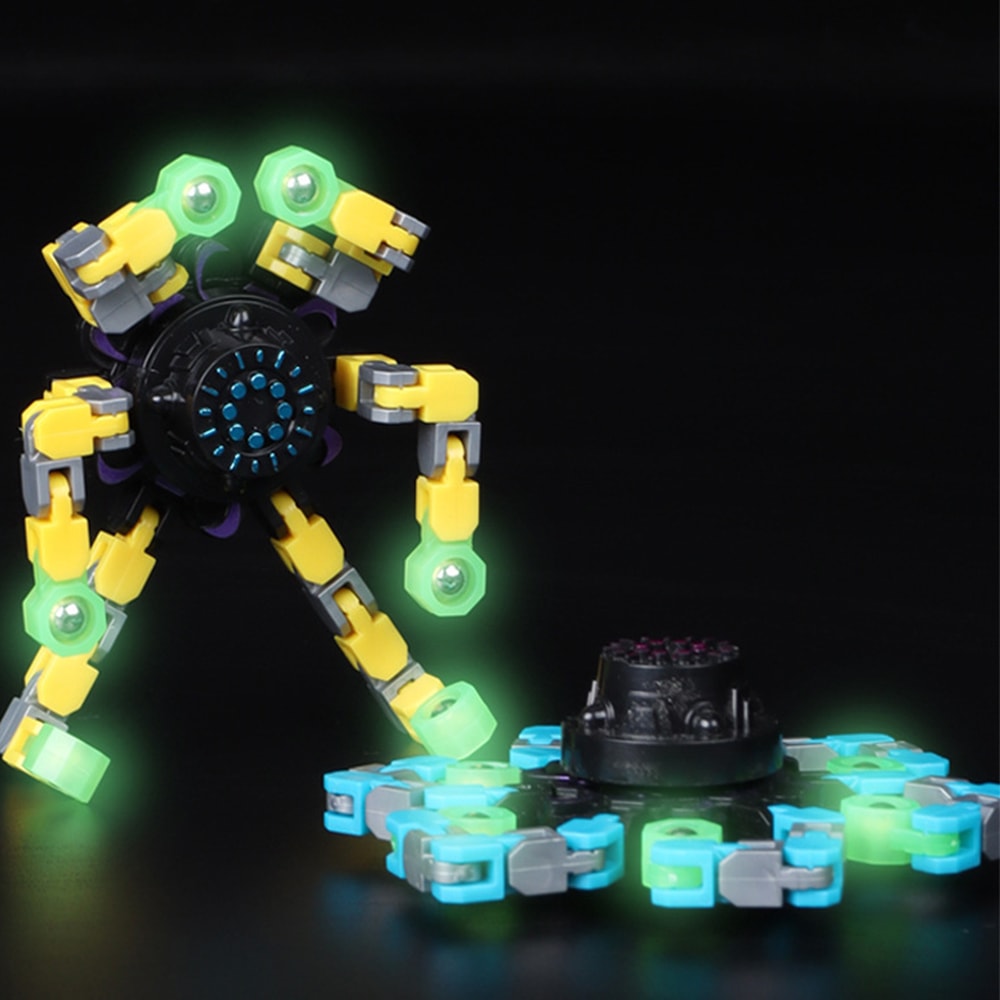 Transformable Chain Fidget Spinner Toy for Sensory Stress Relief