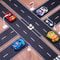 Cartoon Reusable Road Stickers Black Road Tape for Kids Racing Parties