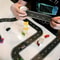 Cartoon Reusable Road Stickers Black Road Tape for Kids Racing Parties