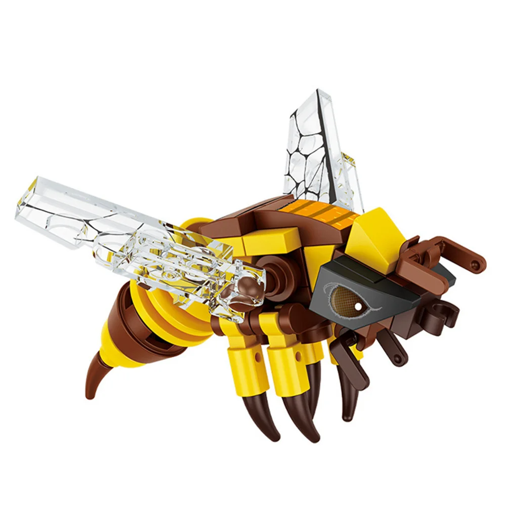 Insect Building Blocks Set DIY Animal Model Puzzle Toy For Kids 4