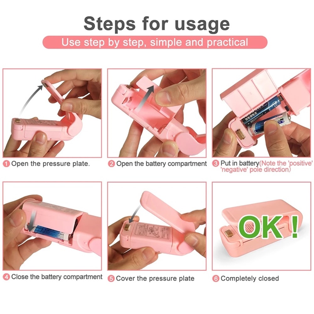 Mini Bag Sealer Heat Sealer For Fresh Food Storage 1