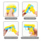 Mini Fidget Spinner Toy Gun for Kids Stress Relief Play
