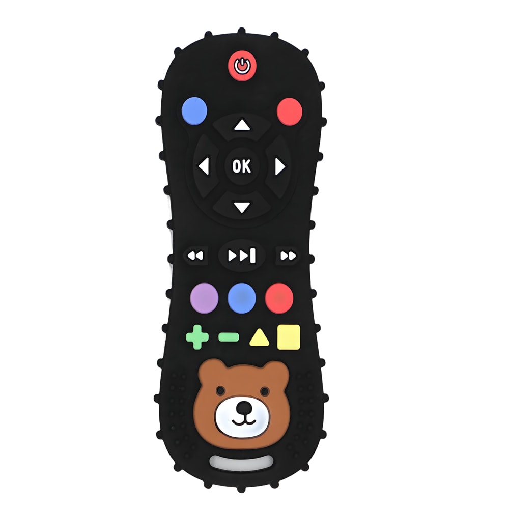 Baby Remote Control Silicone Teether Toy For Gum Relief 4