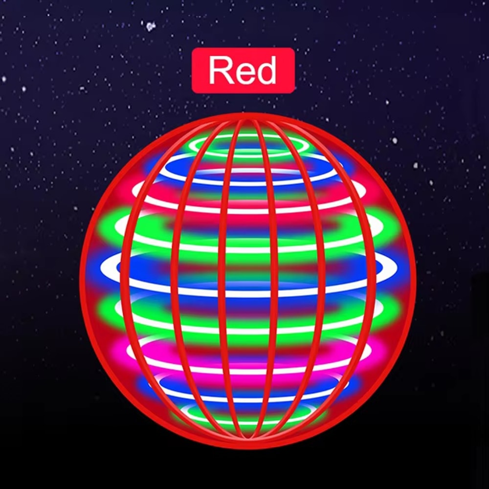 LED Flying Orb Ball Boomerang Hover Toy for Kids