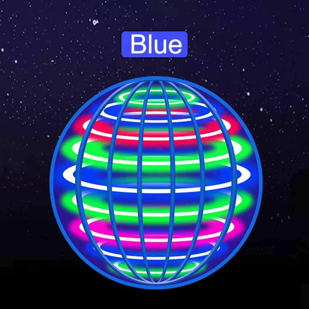 LED Flying Orb Ball Boomerang Hover Toy for Kids