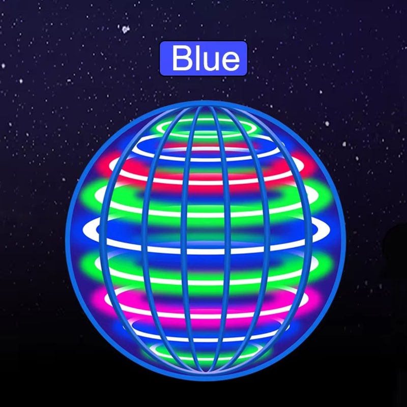 LED Flying Orb Ball Boomerang Hover Toy for Kids