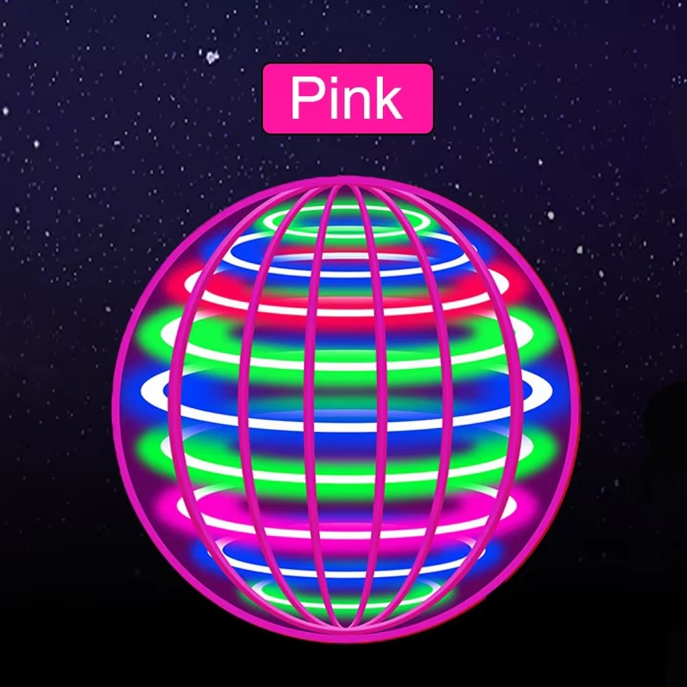 LED Flying Orb Ball Boomerang Hover Toy for Kids