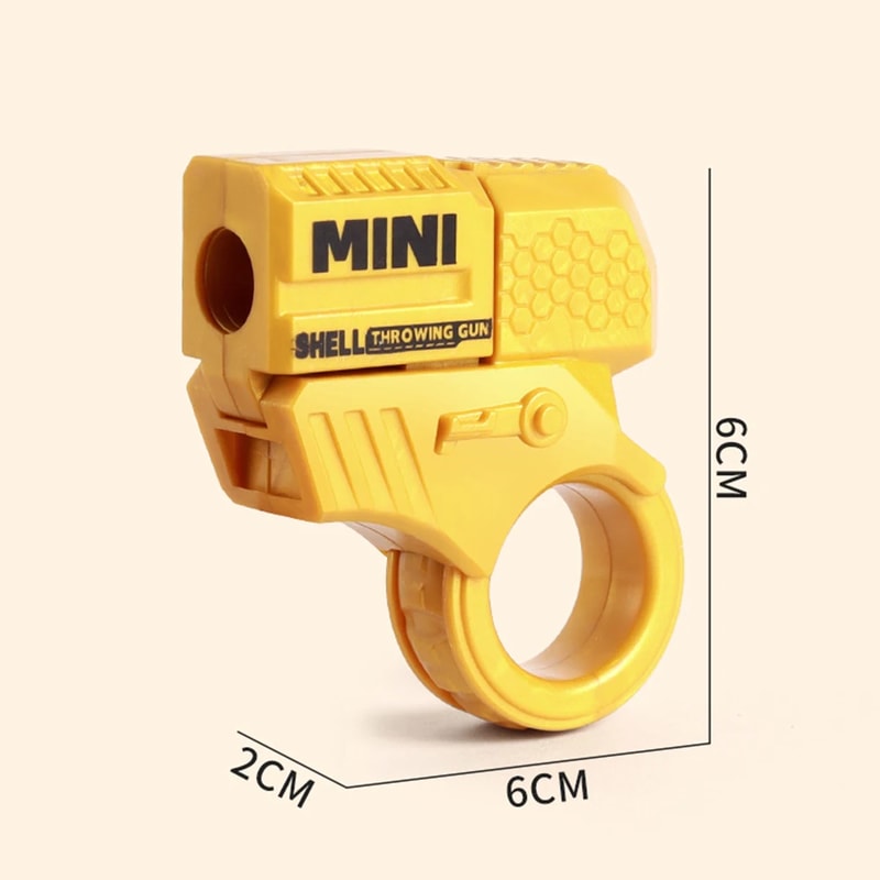 Mini Pistol Keychain Stress Relief Toy Launcher Gift