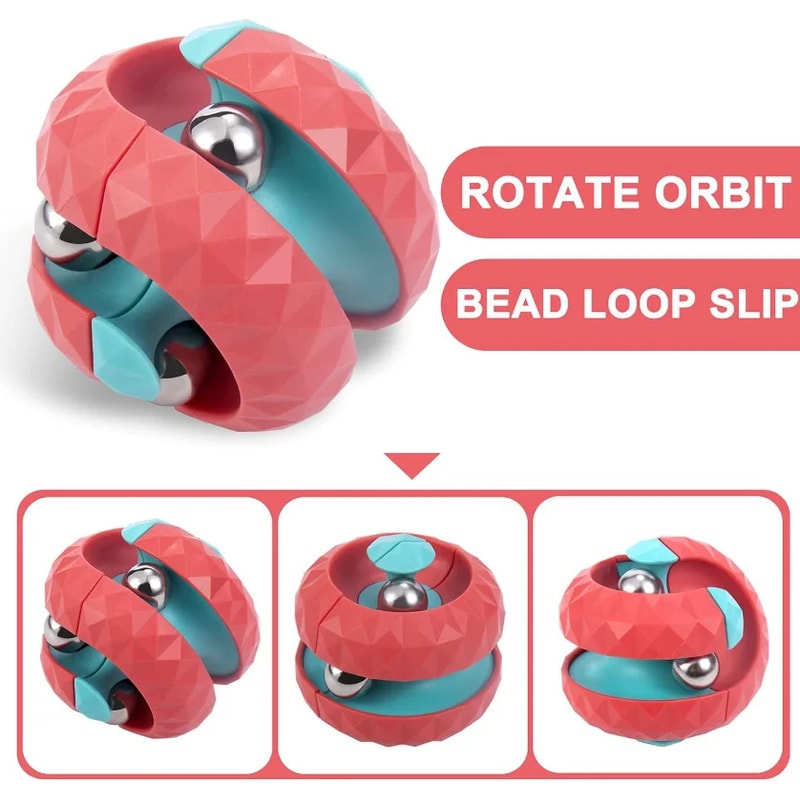 Orbit Ball Cube Fidget Toy for Kids Stress Relief and Focus Training