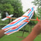 DIY Foam Glider Airplane Rubber Band Powered Kids Educational Flying Toy