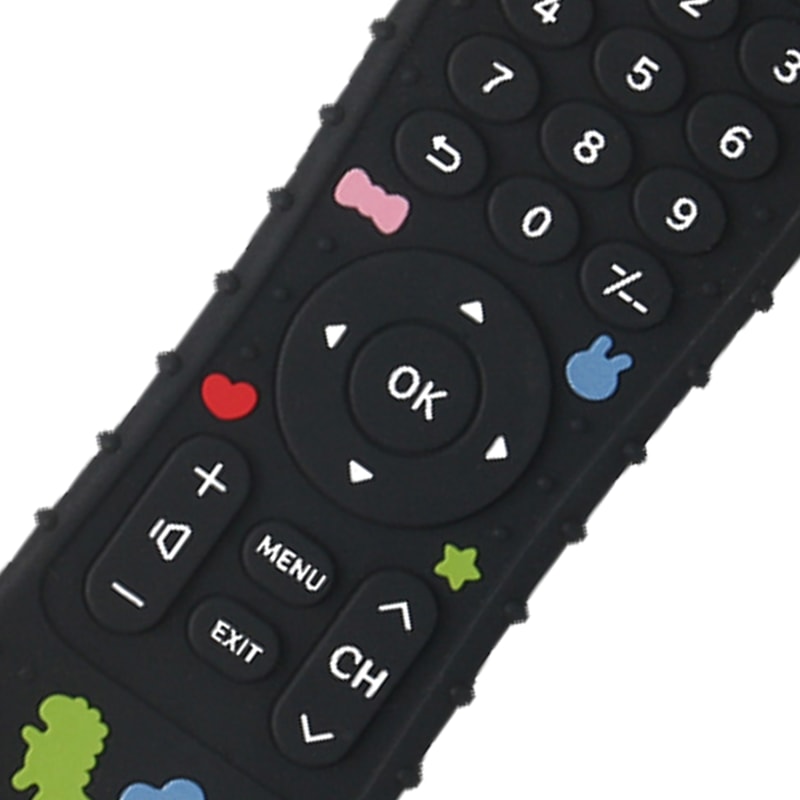 Baby Remote Control Teether BPA Free Silicone Sensory Chew Toy 4