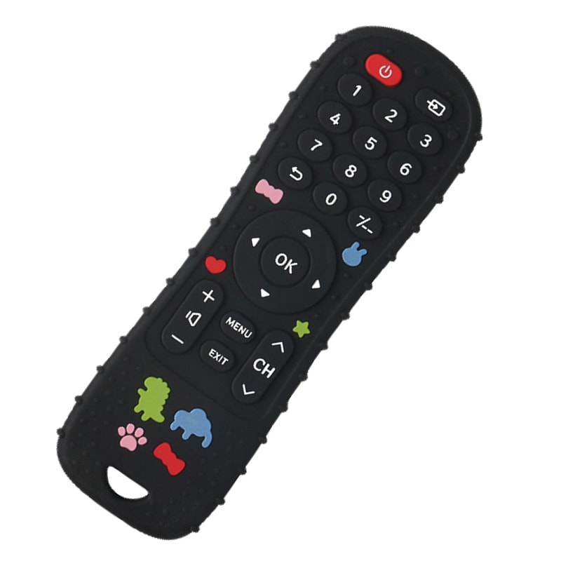 Baby Remote Control Teether BPA Free Silicone Sensory Chew Toy 5