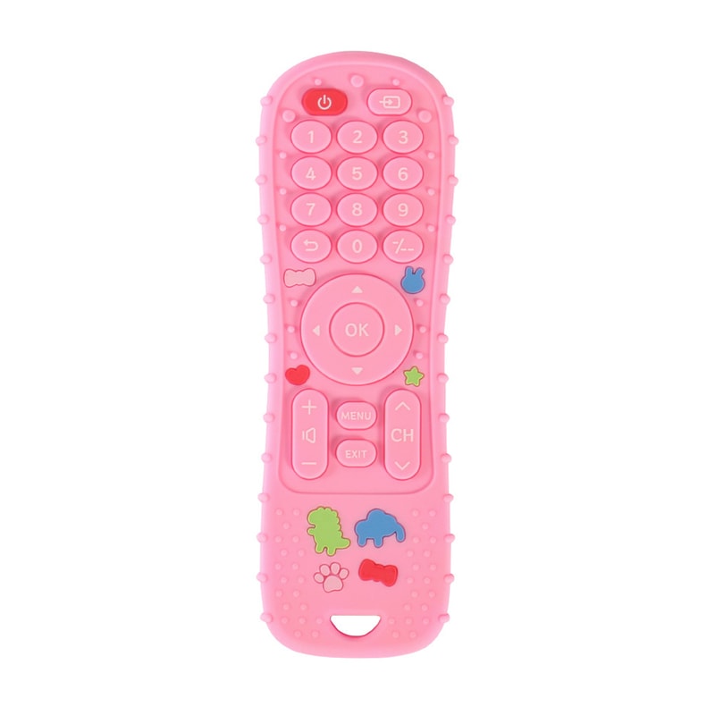 Baby Remote Control Teether BPA Free Silicone Sensory Chew Toy 6