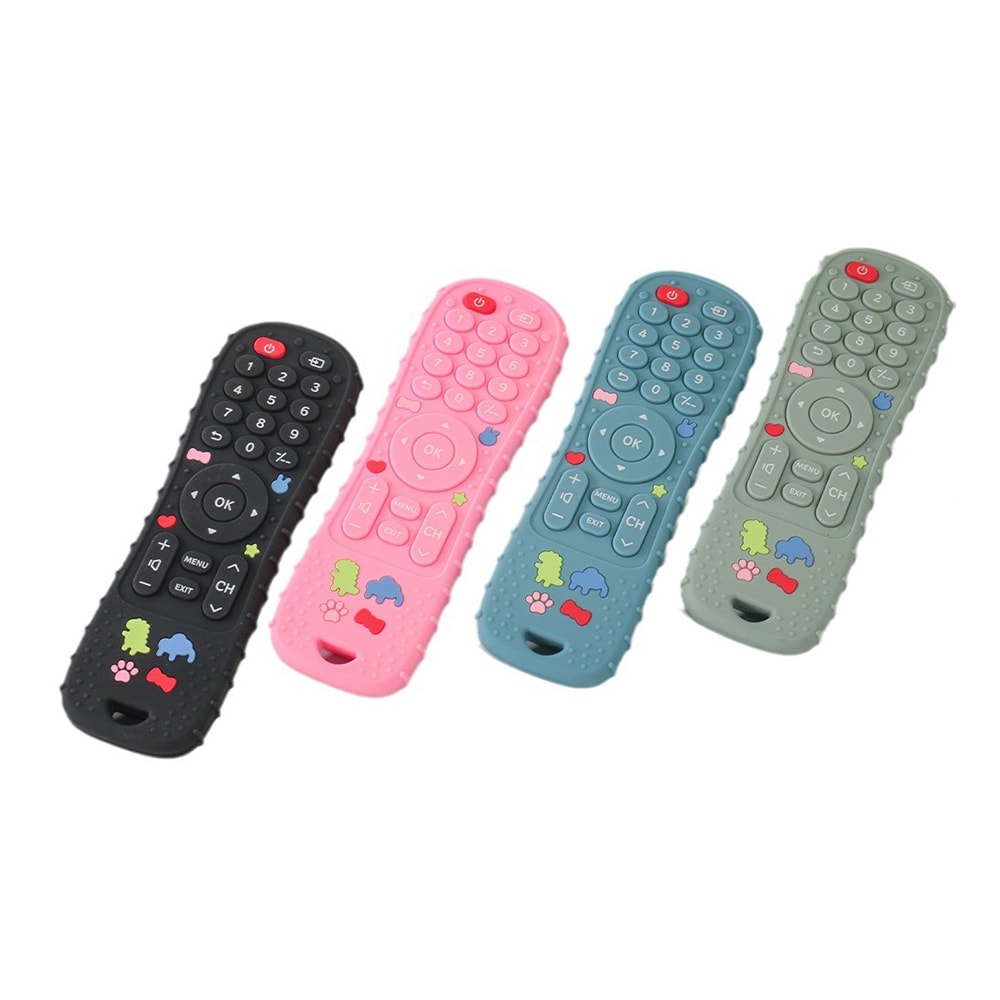 Baby Remote Control Teether BPA Free Silicone Sensory Chew Toy 7