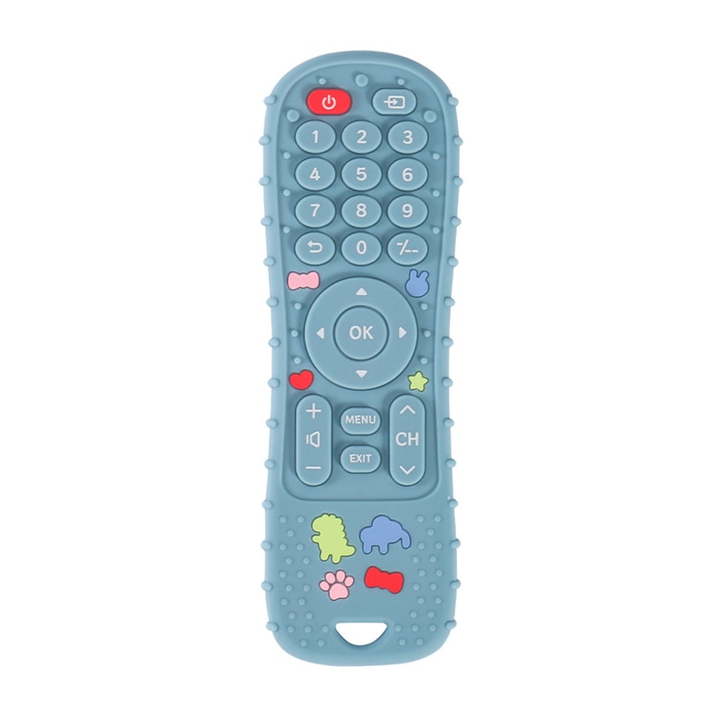 Baby Remote Control Teether BPA Free Silicone Sensory Chew Toy 8