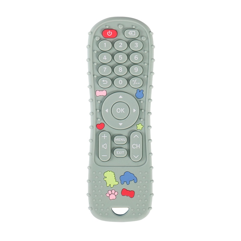 Baby Remote Control Teether BPA Free Silicone Sensory Chew Toy 9