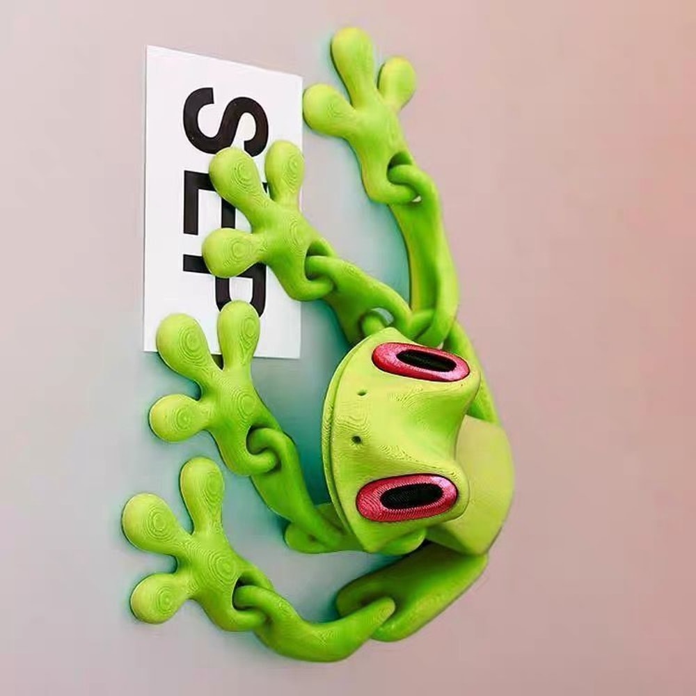 Printed Movable Tree Frog Magnet Desk Toy 2