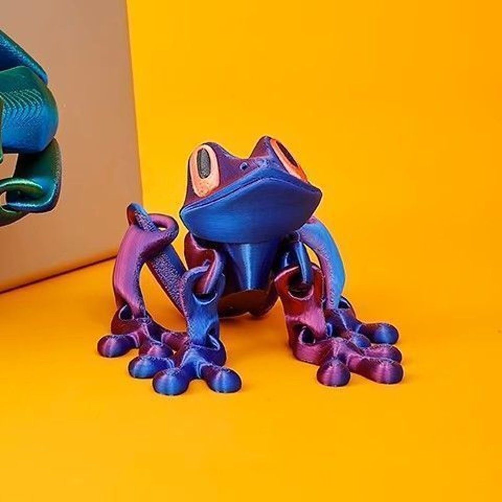 Printed Movable Tree Frog Magnet Desk Toy 0