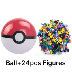 pokemon pokeball toy with mini anime figures for kids collectors