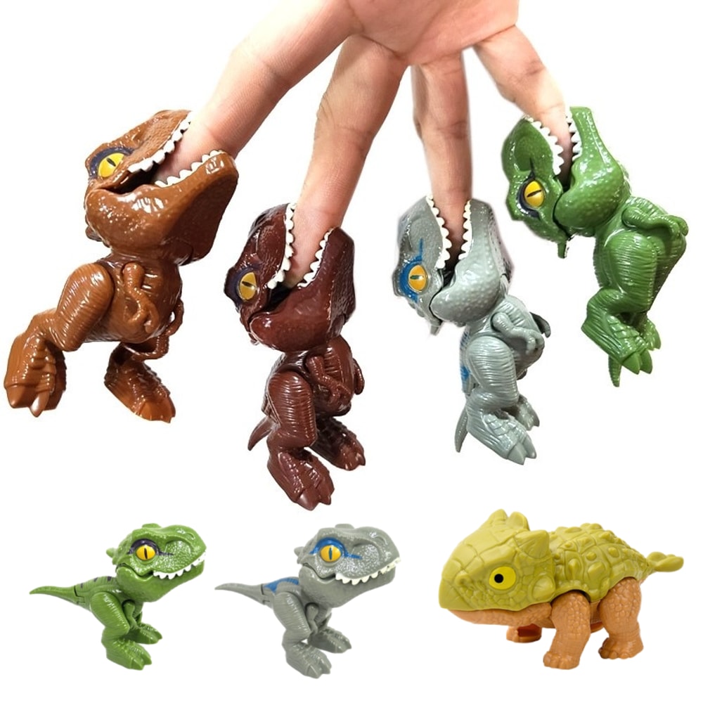 Jurassic Finger Dinosaur Biting Toy For Kids 0