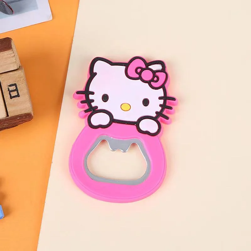 Hello Kitty Magnetic Fridge Bottle Opener Cute Sanrio Kitchen Accessory