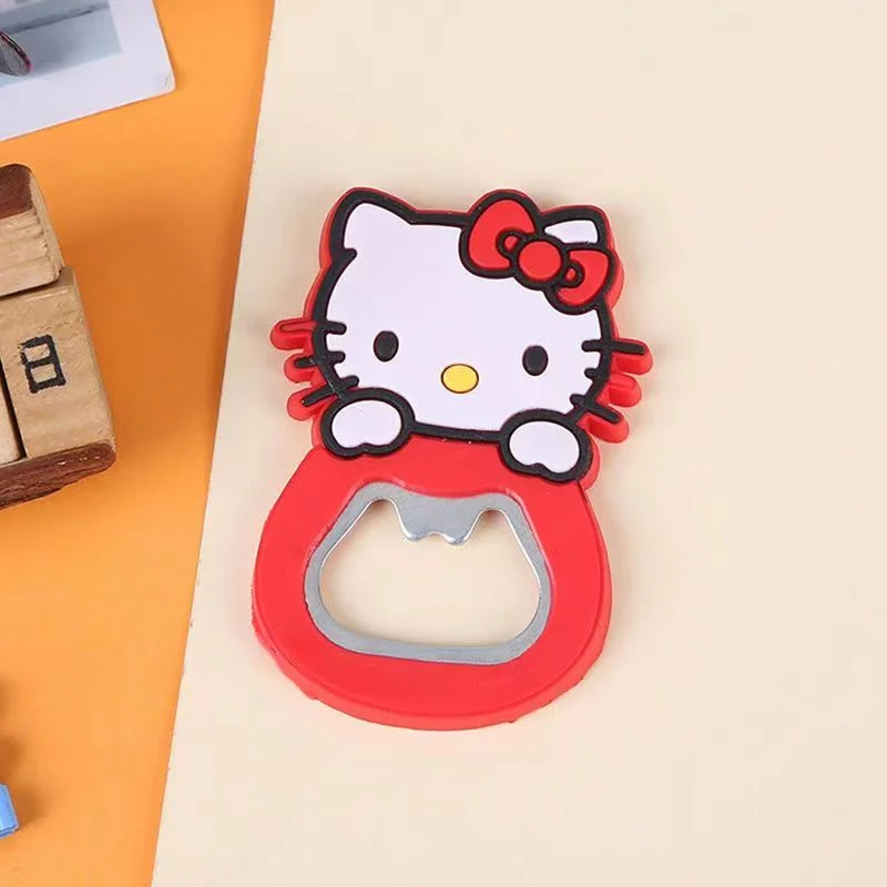 Hello Kitty Magnetic Fridge Bottle Opener Cute Sanrio Kitchen Accessory