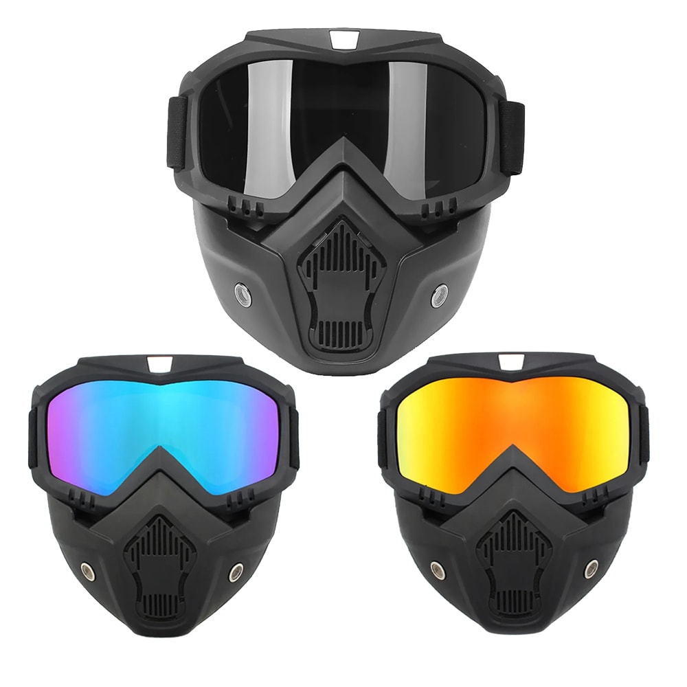 Windproof Motorcycle Riding Mask Full Face Protection for Off Road Cycling and Skiing