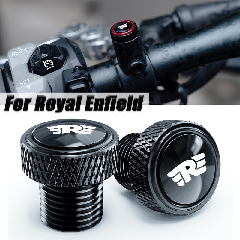 Royal Enfield Mirror Hole Plugs Motorcycle Screw Bolts 0