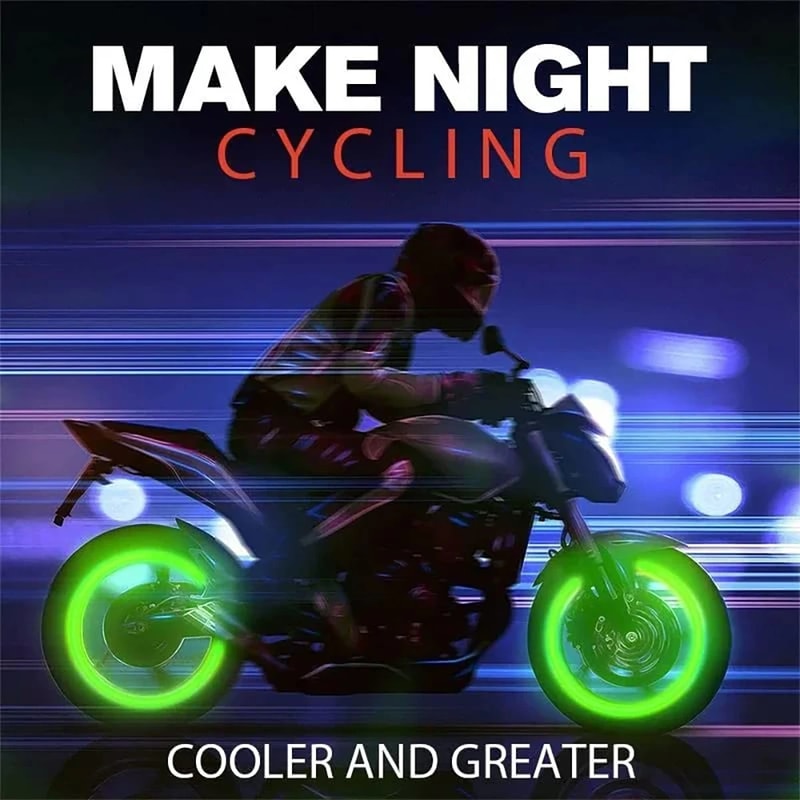 Luminous Presta Valve Caps Glow In The Dark Dustproof Bike Valve Caps 3