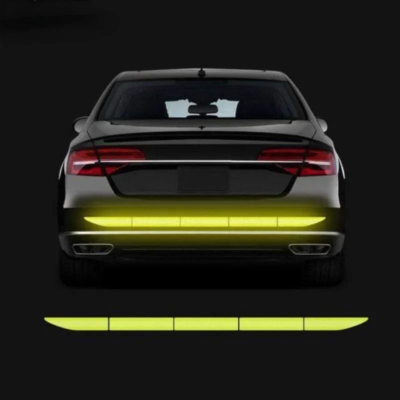 Reflective Car Stickers Anti Collision Warning Tape for Bumpers and Doors