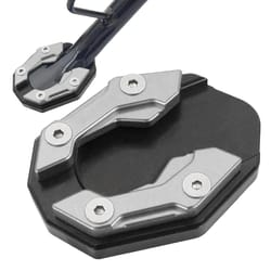 motorcycle kickstand pad extender durable side stand support plate for safe parking