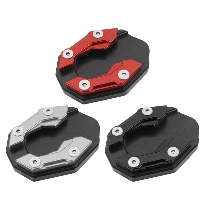 Motorcycle Kickstand Pad Extender Durable Side Stand Support Plate for Safe Parking