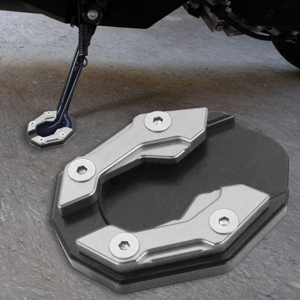 Motorcycle Kickstand Pad Extender Durable Side Stand Support Plate for Safe Parking