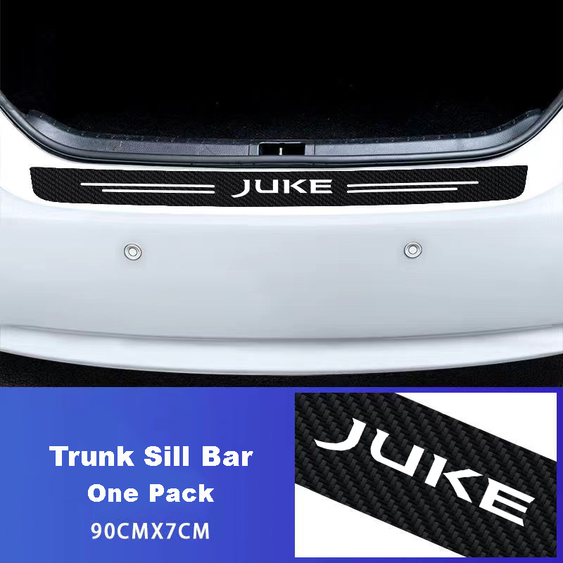 Premium Auto Carbon Fiber Decals for Nissan Juke Door Threshold & Scuff Protection