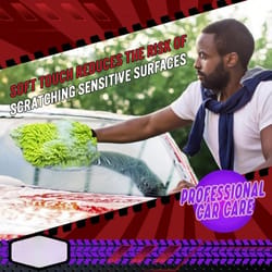 high quality microfiber car wash gloves scratch free, lint free, electric bicycle & car cleaning gloves