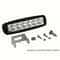 Super Bright Waterproof Car LED Light Black Cover DRL For Off Road SUV Truck 5